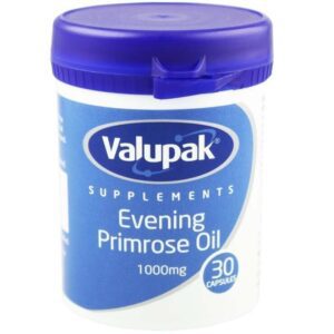 Valupak Evening Primrose Oil 1000Mg Capsules 30`S