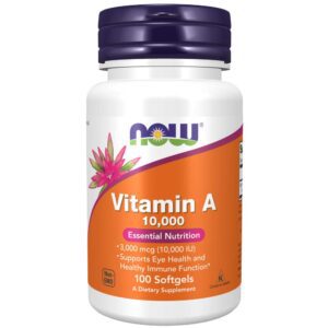 Now Vitamin A Capsules 100'S
