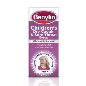 Benylin Children'S Dry Cough And Sore Throat Syrup 125Ml