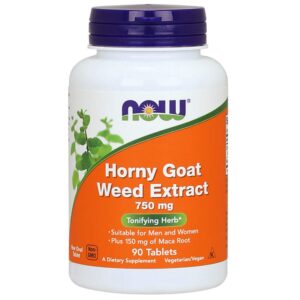 Now Horny Goat Weed Extract Tabs 90S