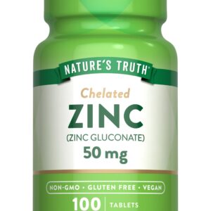 Natures Truth Zinc Gluconate 50Mg 100'S Tablets