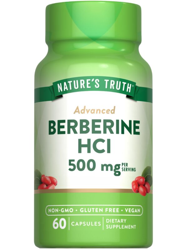 Natures Truth Berberine Hcl 500Mg Capsules 60'S