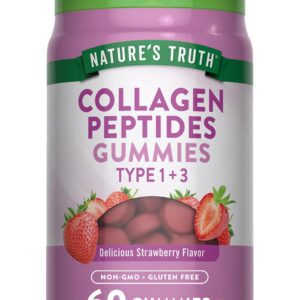 Natures Truth Collagen Peptides Type 1+3 Gummies 60'S