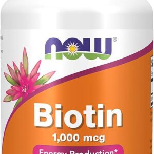 Now Biotin 1000Mcg Vitamin Capsules
