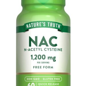 Natures Truth N-Acetyl Cysteine 1200Mg Capsules 60'S