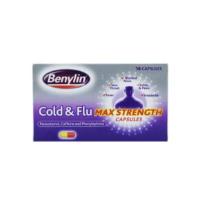 Benylin Cold & Flu Max Strength Caps 16S