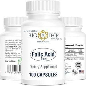 Folic Acid 5Mg Tablets 100S(Biopharm)
