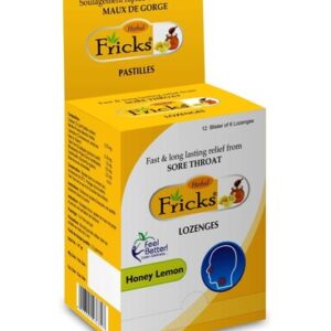 Fricks Honey/Lemon Lozenges 72'S
