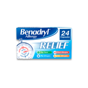 Benadryl Allergy Relief Capsules 24'S