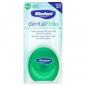 Wisdom Dental Floss Mint Waxed 100M