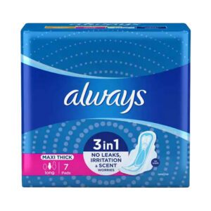 Always Maxi Thick Extra Long Wings 7S