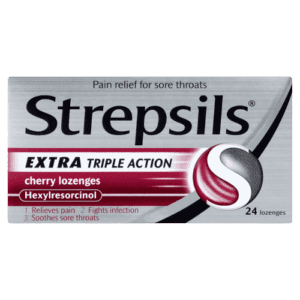 Strepsils Extra Triple Action Cherry 24'S