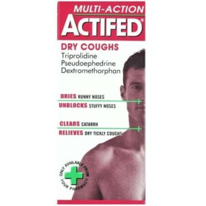 Actifed Dry Cough And Cold Syrup 100Ml