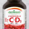 Jamieson Chewable C +D3 500Iu Tablets 30'S