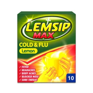Lemsip Max Cold & Flu Lemon Sachets 10S