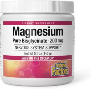 Natural Factors Magnesium Bisglycinate 200Mg