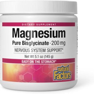 Natural Factors Magnesium Bisglycinate 200Mg