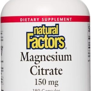 Natural Factors Magnesium Citrate 150Mg