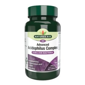 Natures Aid Acidophilus Complex 5 Billion Strains 60'S