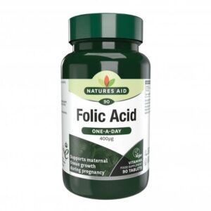 Natures Aid Folic Acid 400Ug 90'S