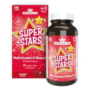 Natures Aid Super Star Multivitamin $Minerals Tablets 60'S
