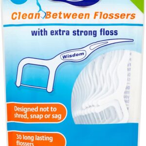 Wisdom Clean Between Flossers 30S