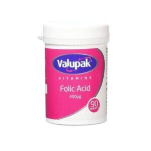 Valupak Folic 400Mcg Acid Tablets 90S