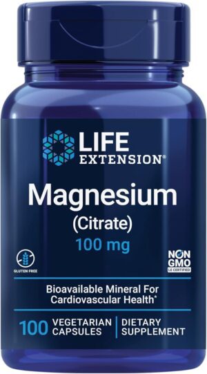 Life Extension Magnesium Citrate 100Mg 100'S