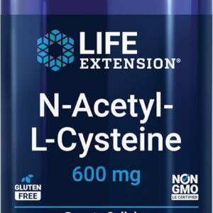 Life Extension N-Acetyl L-Cystein 600Mg 60 Capsules