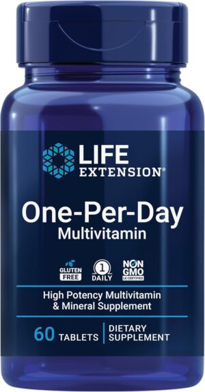 Life Extension One Per Day Multivitamin 60 Tablets