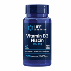 Life Extension Vitamin B3 Niacin 500Mg 100 Capsules