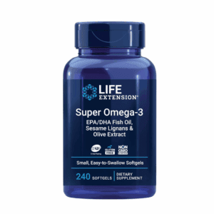 Life Extension Super Omega With Epa/Dha Fish Oil 3 Eph Oil 60 Softgels
