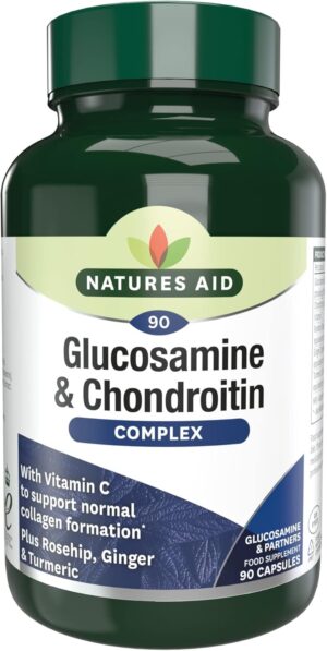 Natures Aid Glucosamine+ Chondroitin Complex Caps 90's