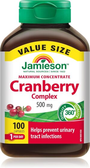 Jamieson Cranberry Complex 500Mg 60's