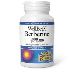 Natural Factors Wellbet Berber 500Mg 60Caps