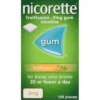 Nicorette 2Mg Fruitfusion Gum 105S