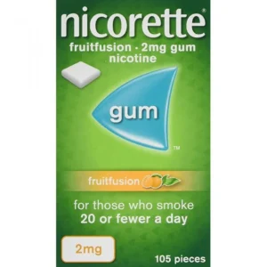 Nicorette 2Mg Fruitfusion Gum 105S