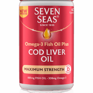 Seven Seas Cod Liver Max Strength Capsules 60'S