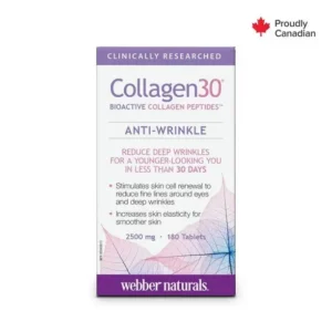 Webber Naturals Collagen 30 Anti-Wrinkle Bioactive Peptides 180'S