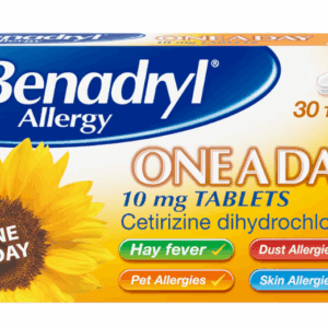 Benadryl Allergy One A Day 10Mg Tablets 30'S