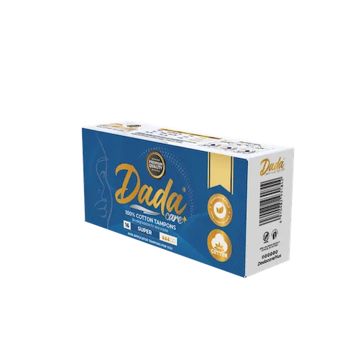Dadacare Cotton Tampons Super (Blue)
