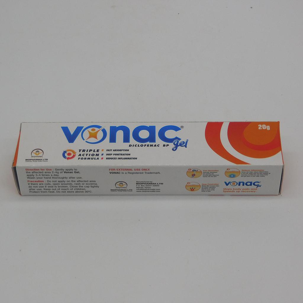 Diclofenac (Vonac) Gel 20G