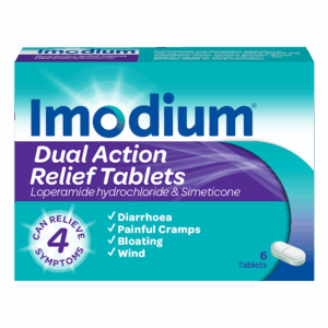 IMODIUM DUAL ACTION RELIEF TABLETS 12S
