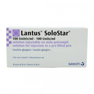LANTUS SOLOSTAR 100 IU/MLS 5`S