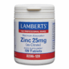 Lamberts Zinc (as Citrate) 25mg Tablets 120's