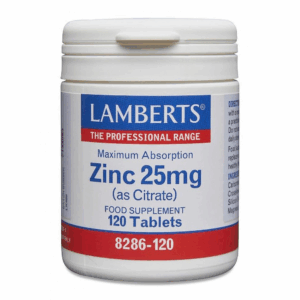 Lamberts Zinc (as Citrate) 25mg Tablets 120's