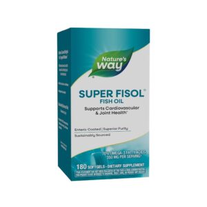 NATURES WAY FISOL FISH OIL SOFTGELS 180S