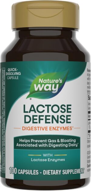NATURES WAY LACTASE ENZYME CAPSULES 100S