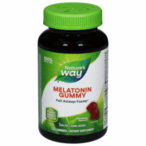 NATURES WAY MELATONIN 5MG STRAWBERRY GUMMIES 120S