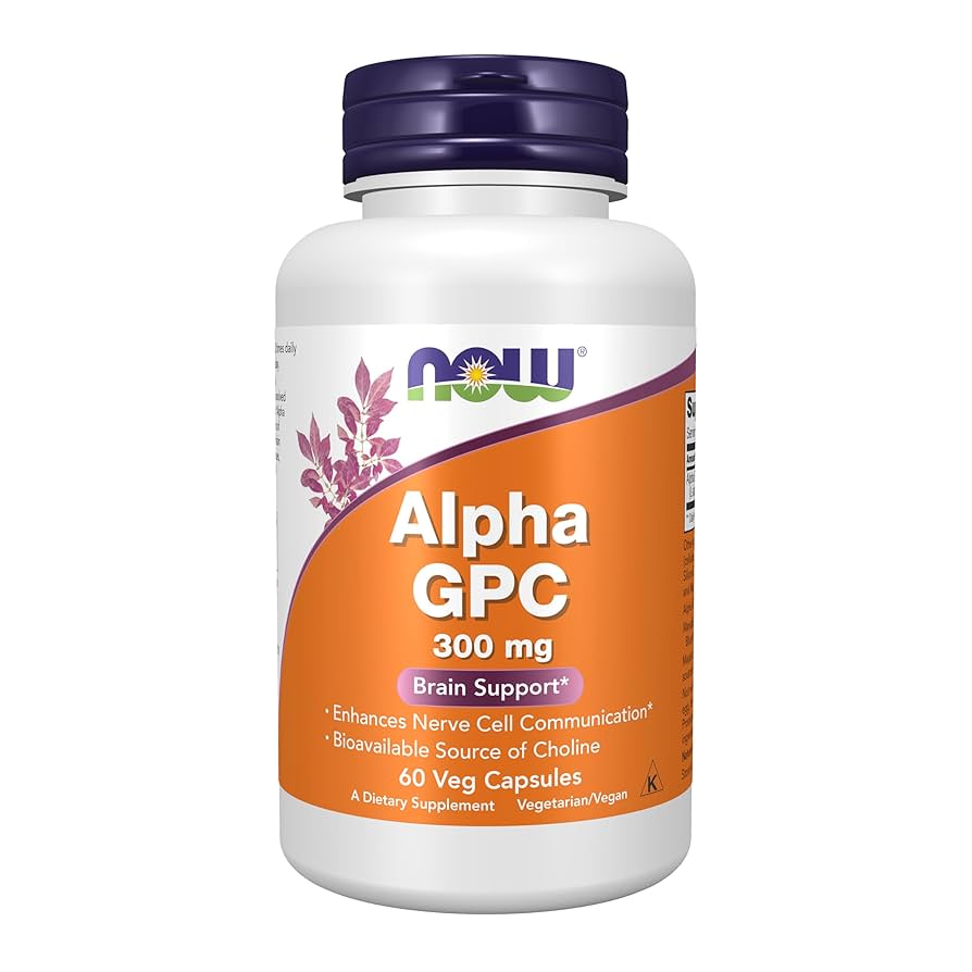 NOW Foods Alpha GPC 300mg Caps 60's